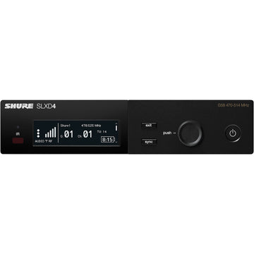 Shure SLXD4 Digital Wireless Receiver Band L55