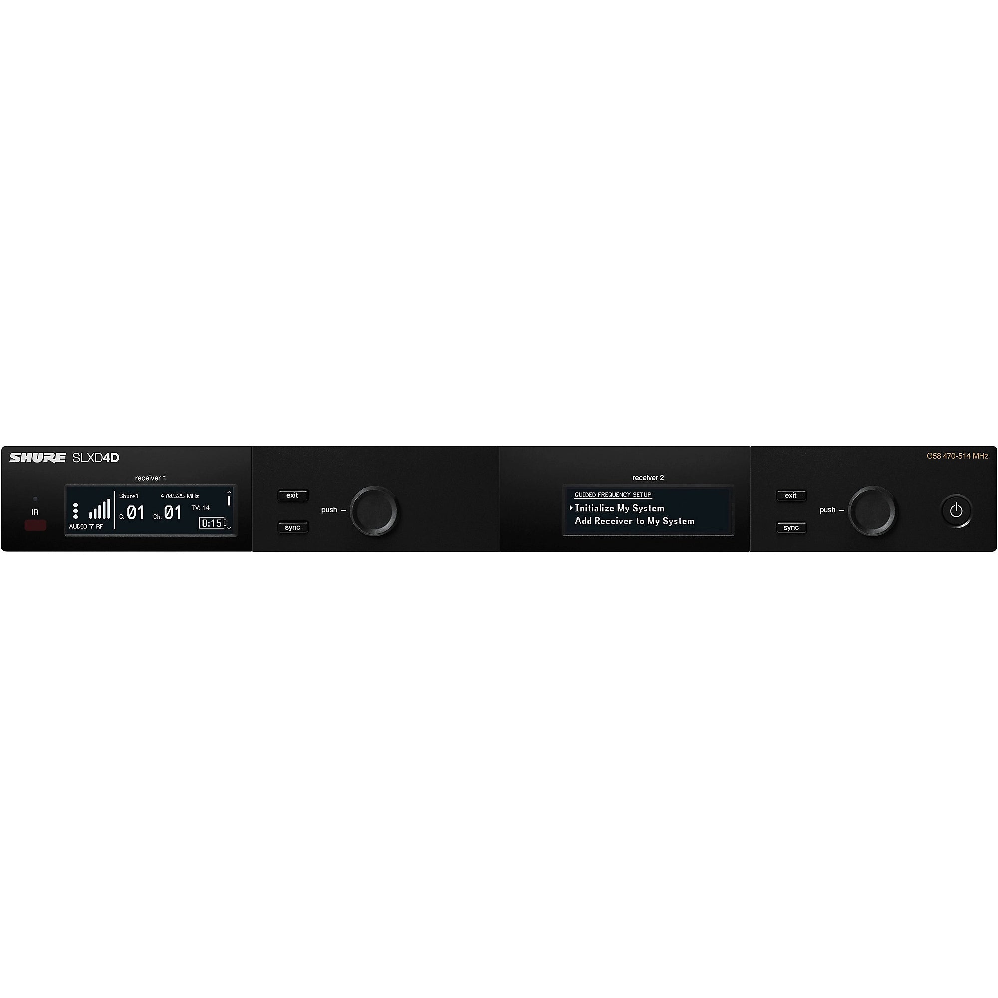 Shure SLXD24D/B58 Dual Wireless Vocal Microphone System With BETA 58 Band L55