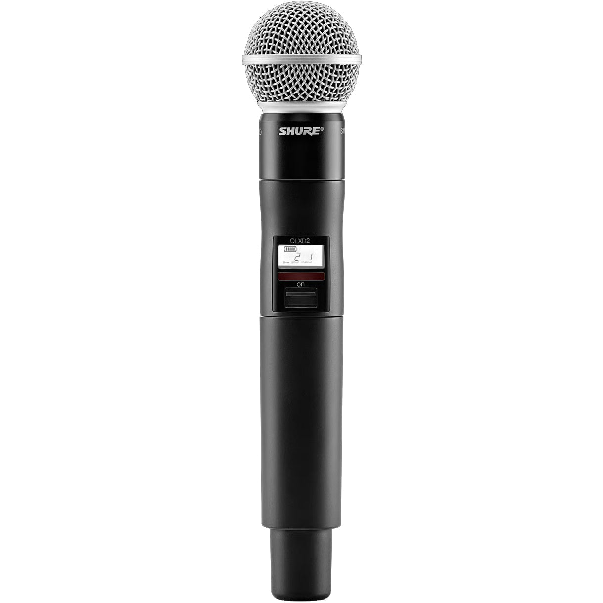 Shure QLXD2/SM58 Wireless Handheld Microphone Transmitter With Interchangeable SM58 Microphone Capsule G50