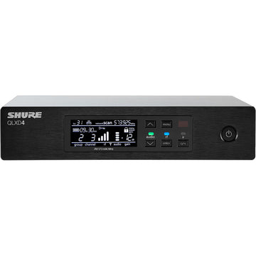 Shure QLXD4 Half-Rack Digital Wireless Receiver J50